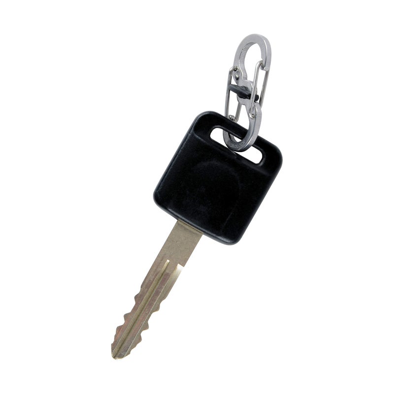 Nite Ize S-Biner MicroLock, Locking Key Holder, Stainless-Steel 2-Pack - Image 2